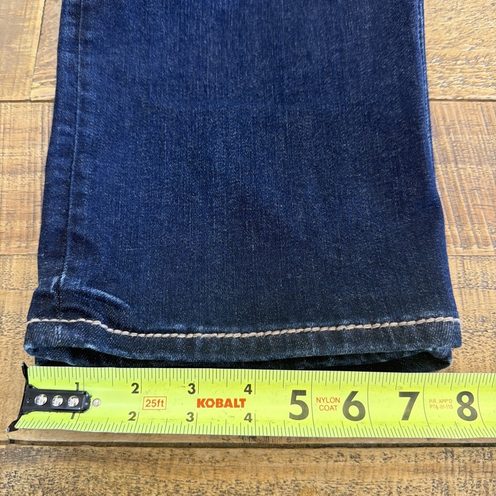 Silver Avery Dark Blue Straight Leg Women's Jeans size 18 length (38.5X29.5) - Picture 15 of 16